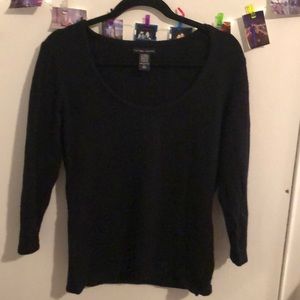 New York and Company Black Knitted Sweater